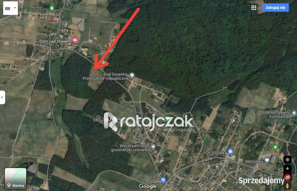 Działka 1041m2 Domatowo