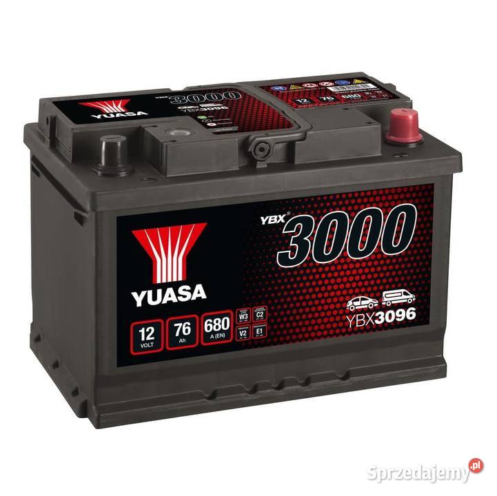 Akumulator Yuasa YBX3000 SMF Pogotowie mazowieckie
