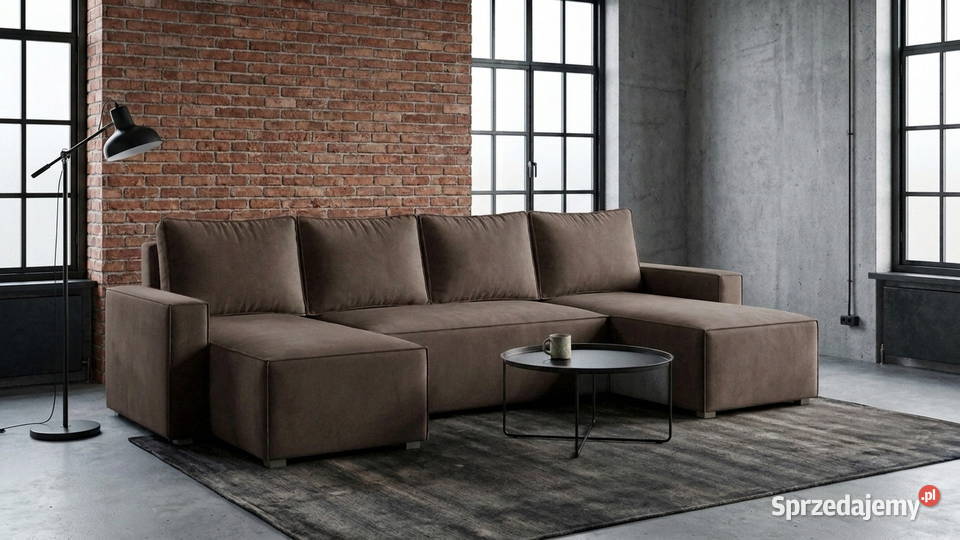 Narożnik z funkcją spania Imperio 295x140 szenil 85cm Katowice