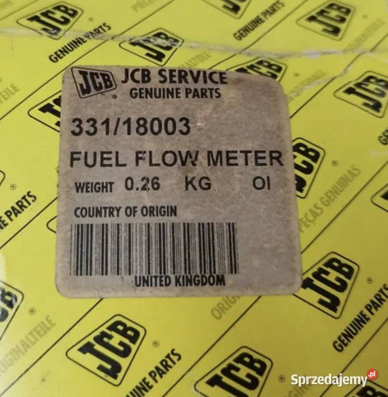 Jcb fuel flow meter przeplywomierz paliwa Łowicz