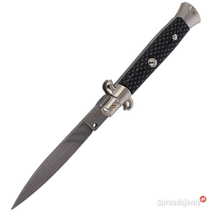 Nóż sprężynowy Frank Beltrame Stiletto Carbon mazowieckie Warszawa