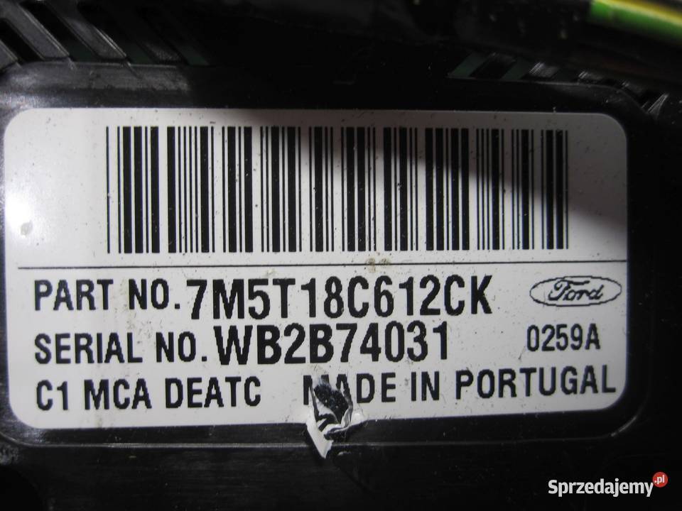FORD KUGA MK1 I 11r panel klimatyzacji Panele sterowania, przełączniki Kielce sprzedam