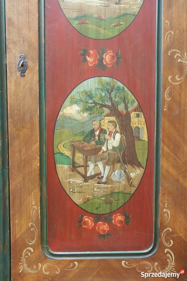 Piękna Szafa Malowana ANTYK UNIKAT AntykiMarki