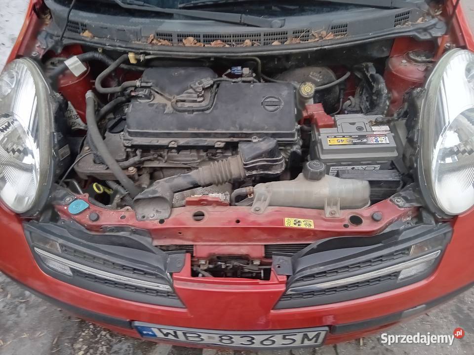 Nissan Micra K12 2005 r przebieg około centralny zamek Warszawa