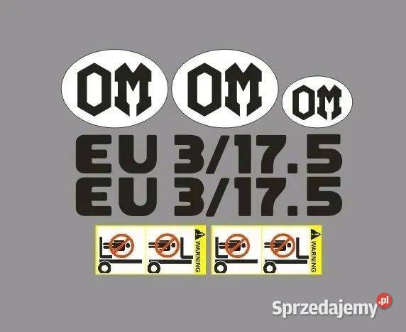 Naklejki oklejenie OM EU3175 Zamiennik Części maszyn i innych pojazdów Janików