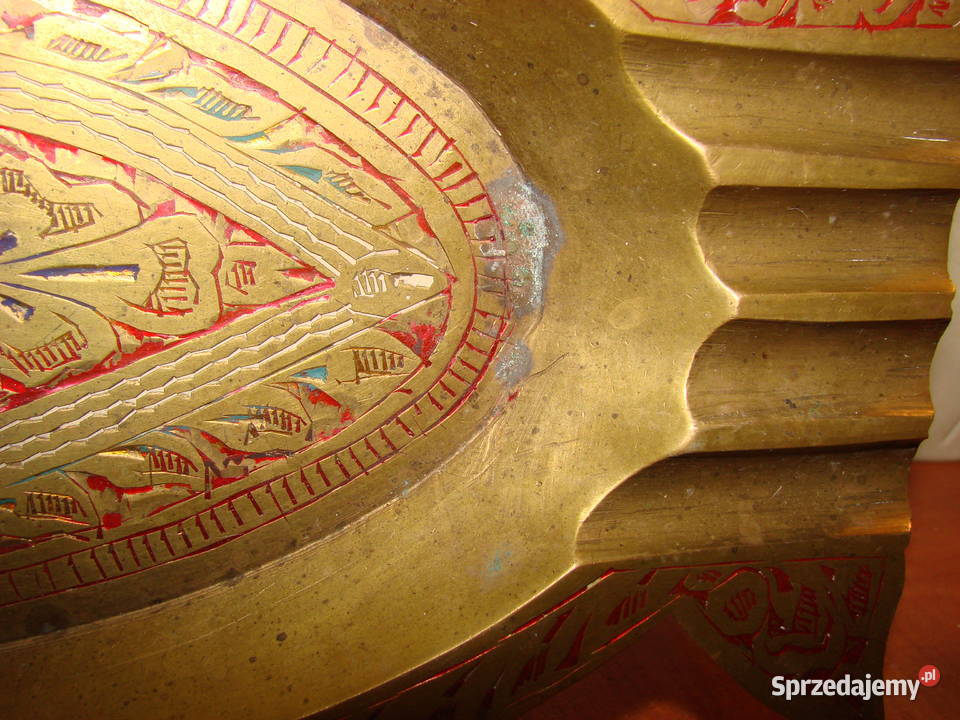 Ryba mosiężna indyjska popielniczka