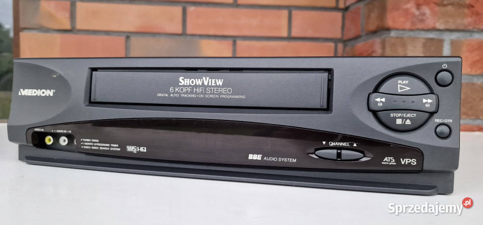 Medion VideoVHS 6 głowic MD 9023 MD9023 Międzychód