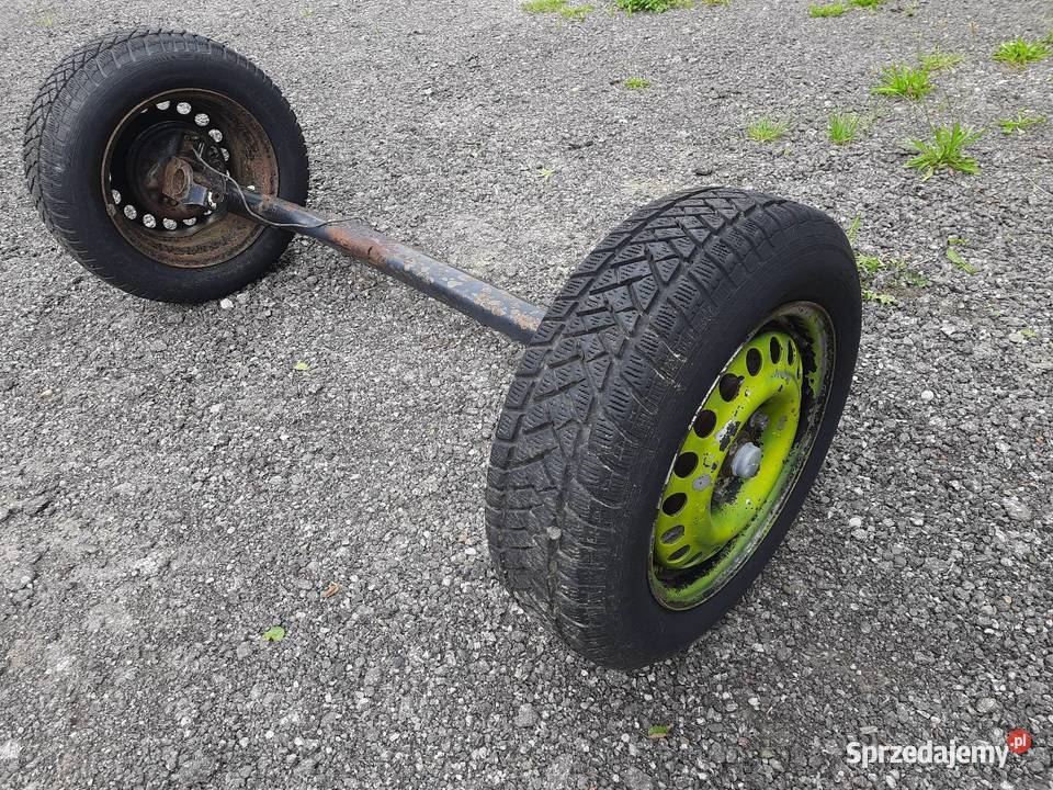 Kompletna os do przyczepki pod zbiornik 1000l Tuchów sprzedam