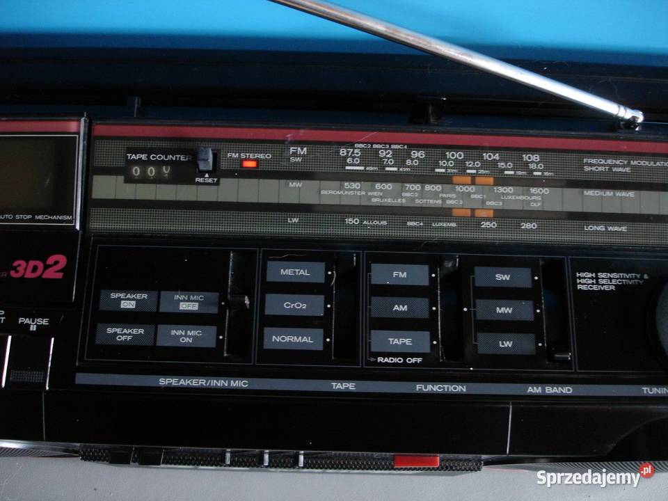 Radiomagnetofon HITACHI TRK3D2E Zielona Góra