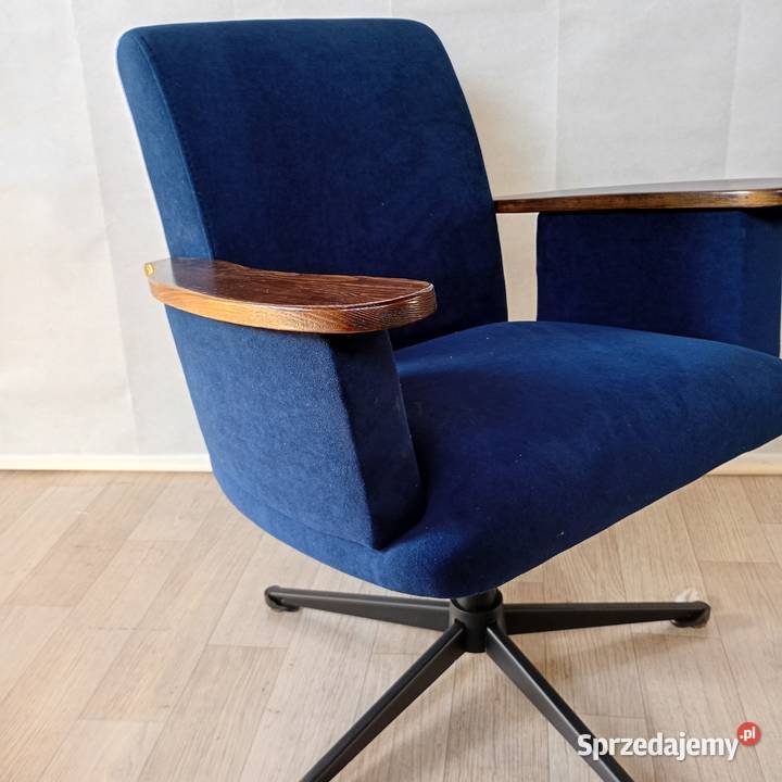 Fotel obrotowy z PRL KOS renowacji wielkopolskie Puszczykowo sprzedam