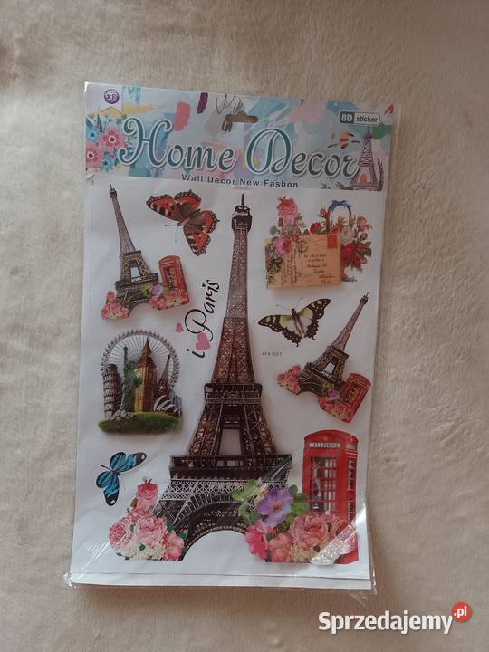 Home Decor Francuska dekoracja domu naklejki 8D wielokolorowy Dekoracje i ozdoby