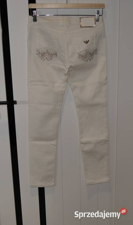 Armani Jeans świetne spodnie cyrkonie 36 S Wrocław