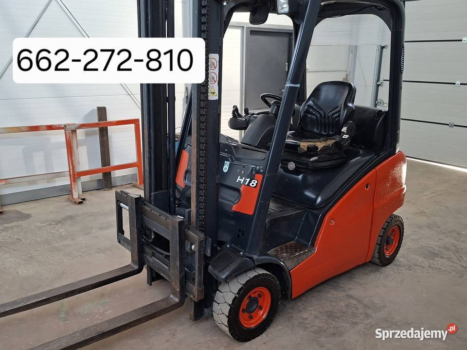 Wózek widłowy linde h18 t na gaz Kielce