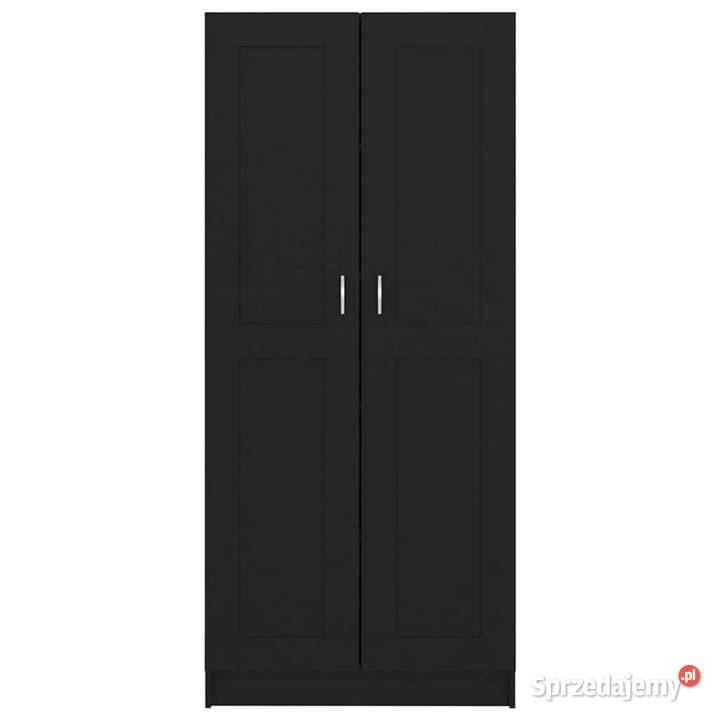 vidaXL Szafka czarna materiał drewnopochodny