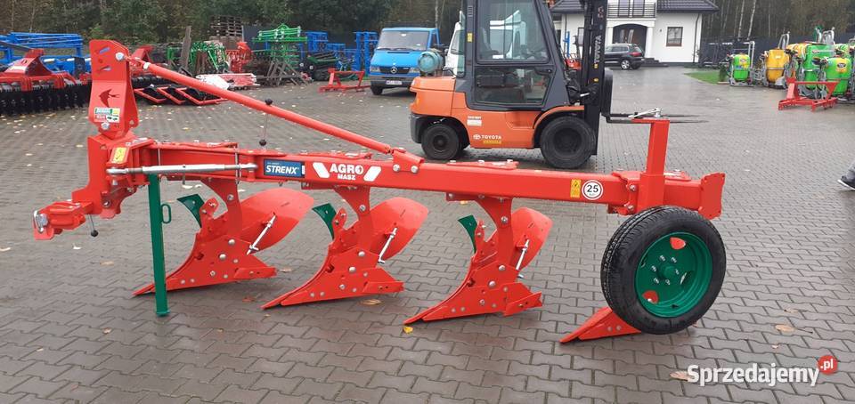 AgroMasz Pług jednobelkowy zab kołkowe resorowe Zdany sprzedam