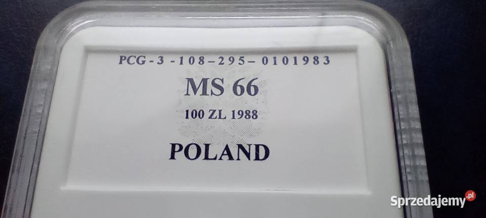 Stare monety 100 złotych 1988 Jadwiga grading podkarpackie Lesko