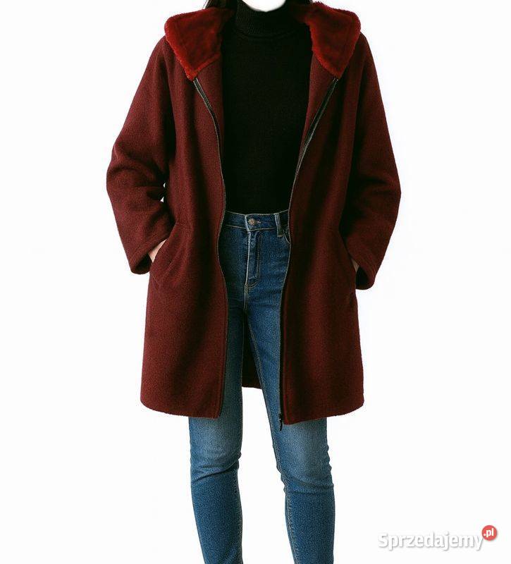 Wiosenna lekka kurtka bluza WEŁNA Italia L XL Wrocław