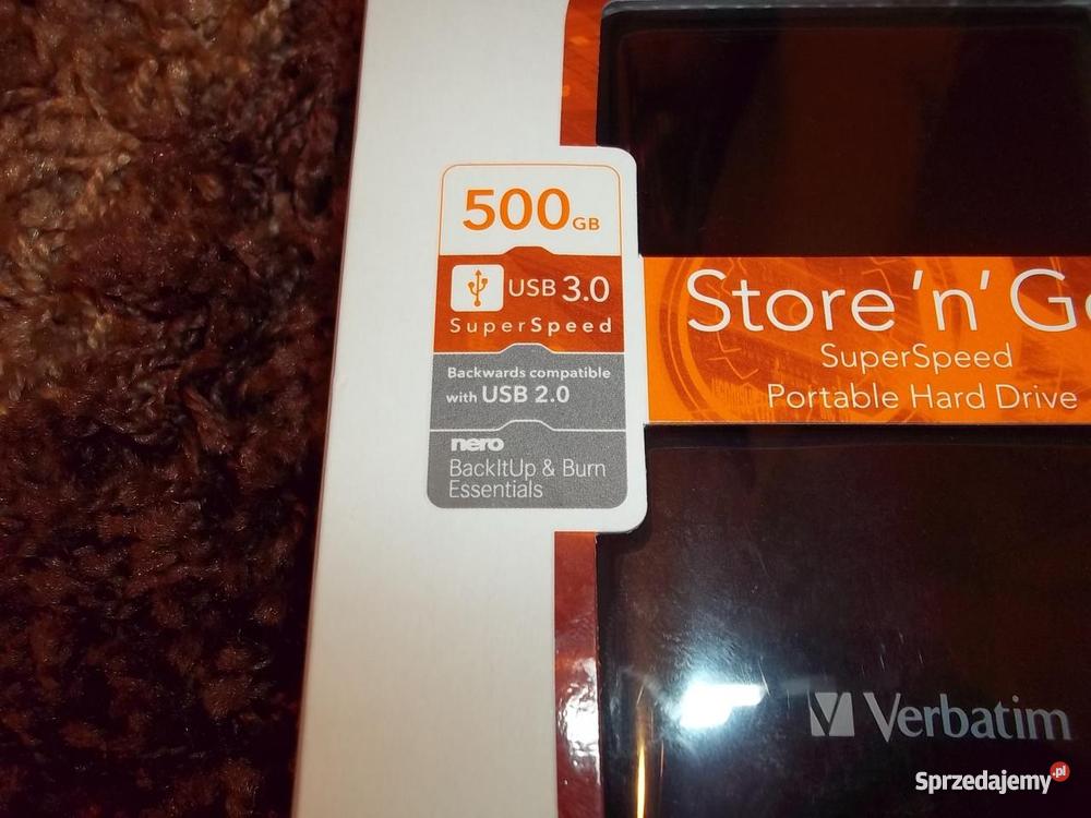 DYSK ZEWNĘTRZNY VERBATIM 500GB USB30 25 Białystok