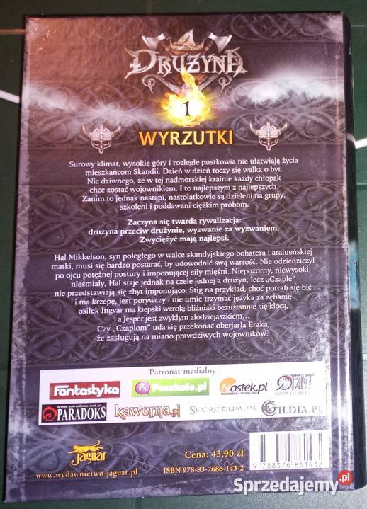 John Flanagan autor serii Zwiadowcy Drużyna Rok wydania 2012 Książki dla dzieci