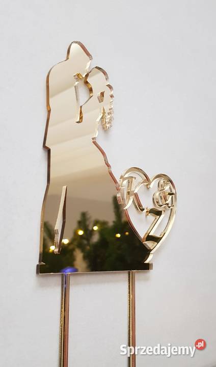 Ślubny topper złoty Częstochowa