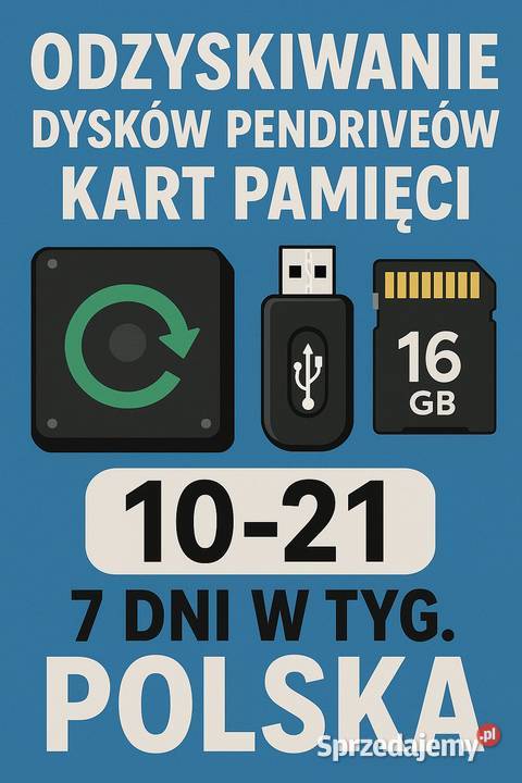 Odzyskiwanie Dysków Pendriwów kart pamięci Warszawa