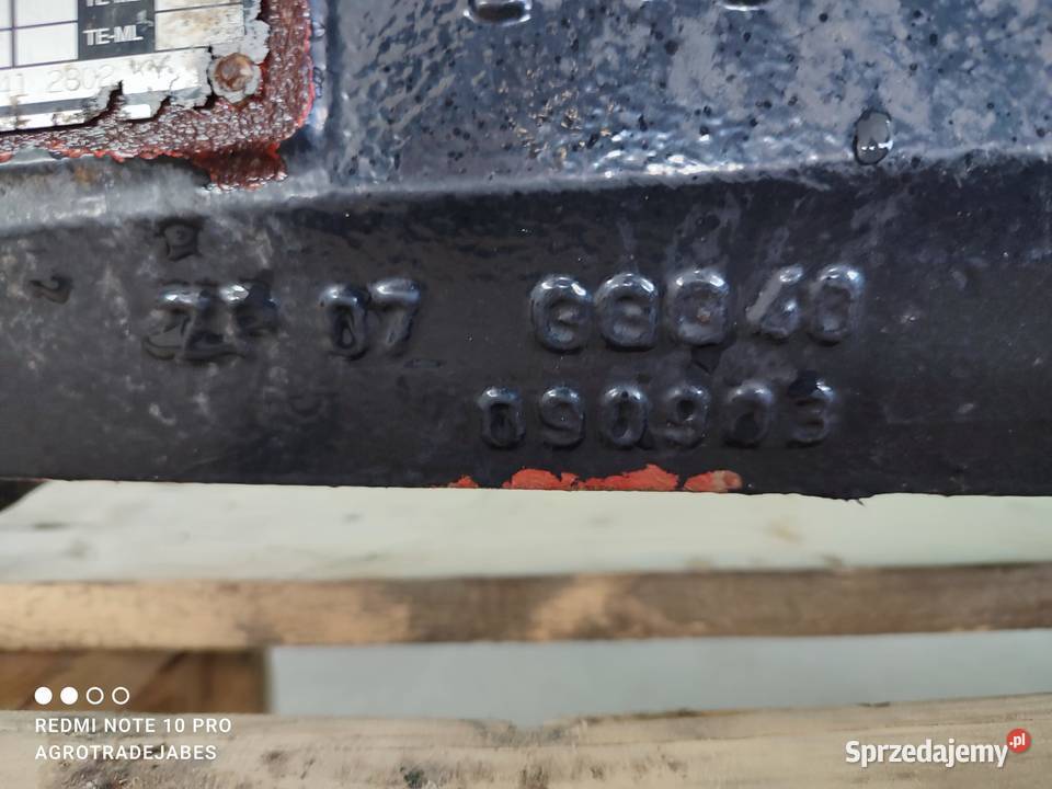 Most napędowy AS 2025 1277 Deutzfahr K100 Wilkowo