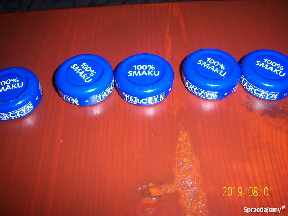 Tarczyn zakrętki nakrętki kapsle napisy kolekcja Pozostałe Kielce