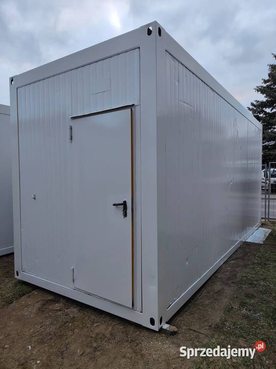 Kontener biurowy szatniowy szarym Warszawa Łomianki
