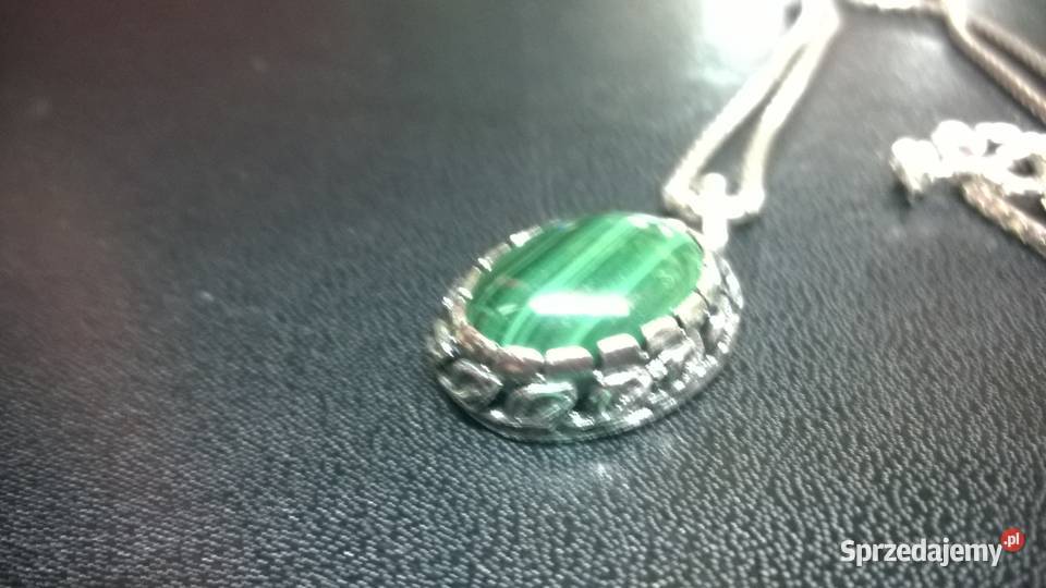 srebrny łańcuszek z wisiorkiem 0109 Warszawa sprzedam