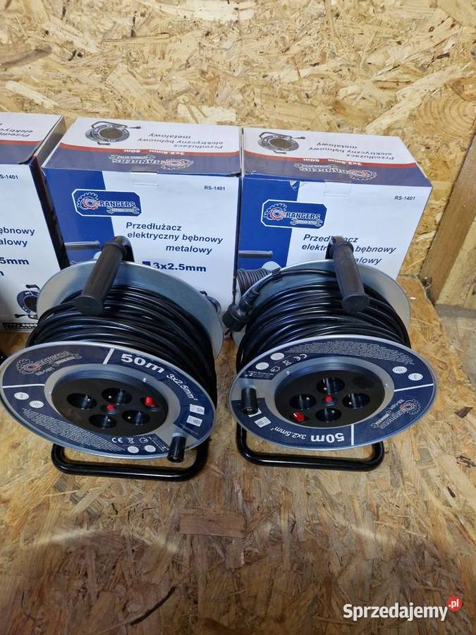 Przedłużacz bębnowy ogrodowy Rangers 50 m 4 wielkopolskie Głogowa