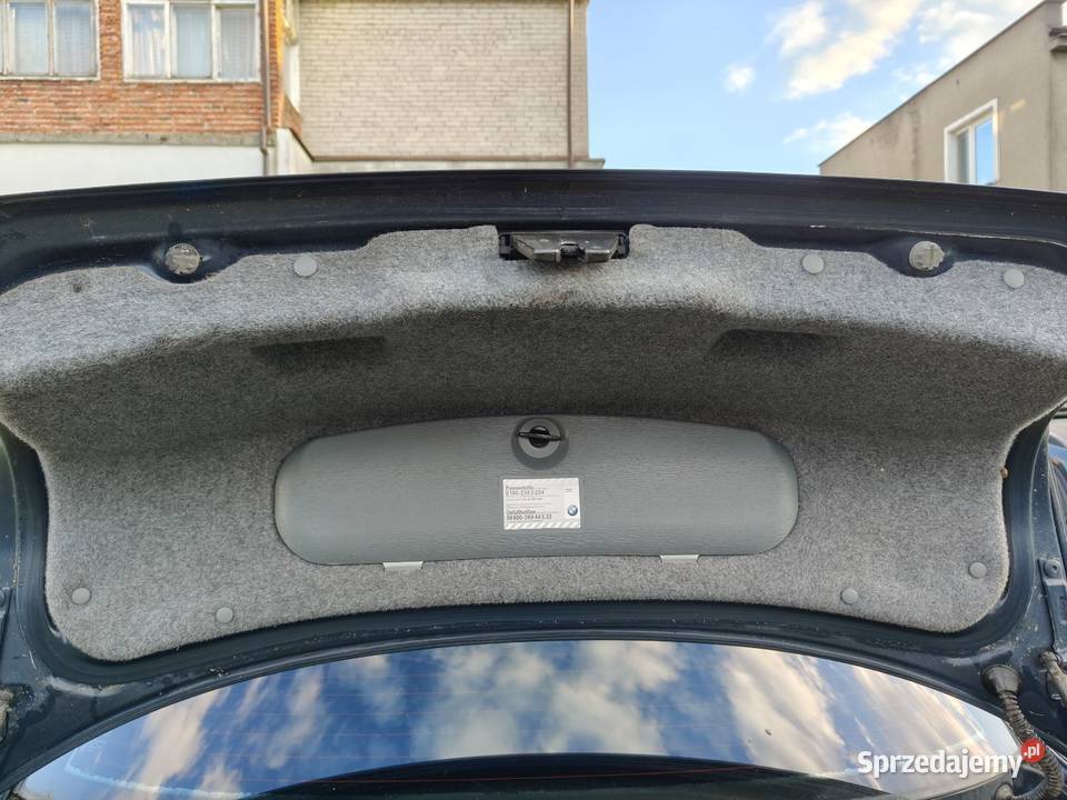 Bmw e46 sedan tylna klapa orientblau metallic łódzkie Aleksandrów Łódzki