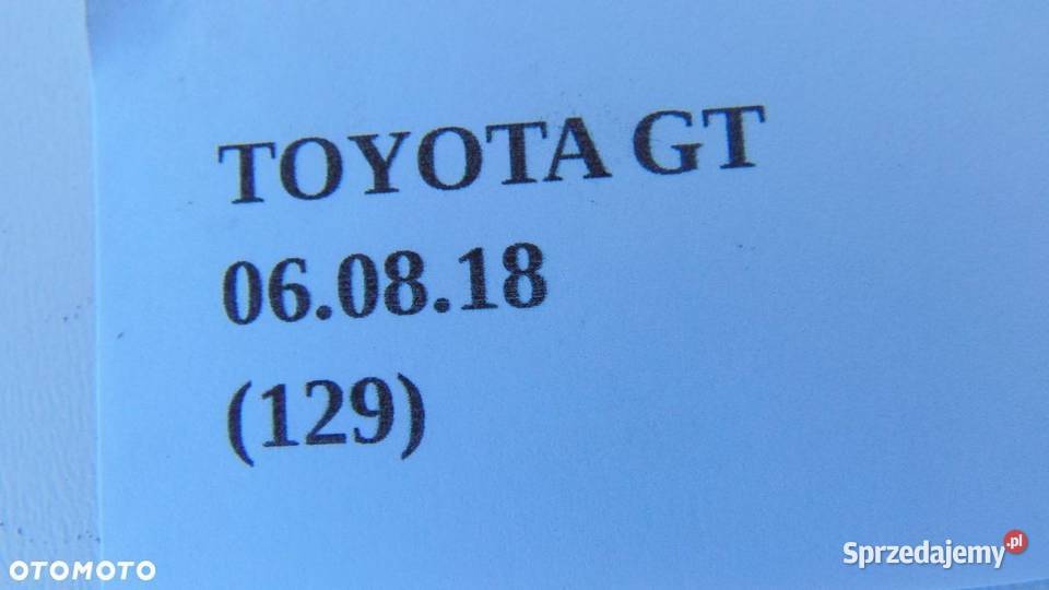 CZUJNIK UDERZENIOWY UDERZENIA TOYOTA GT86 Nowy Tomyśl sprzedam