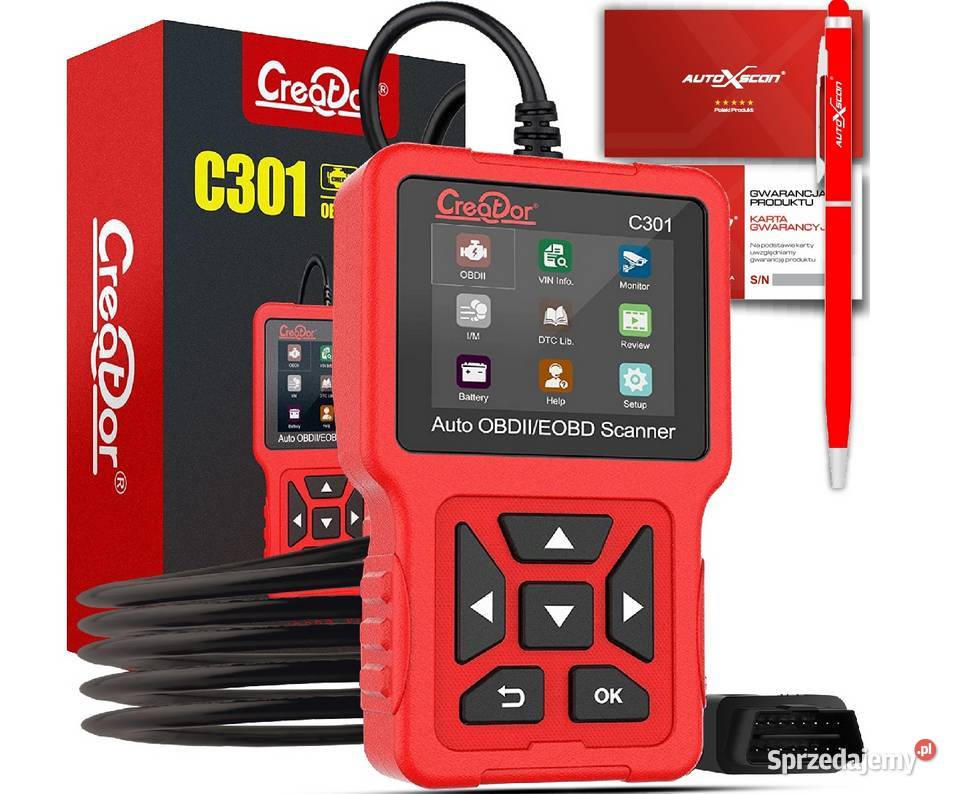 CREATOR C 301 Tester diagnostyczny Kolorowy Interfejsy diagnostyczne Gorzów Wielkopolski