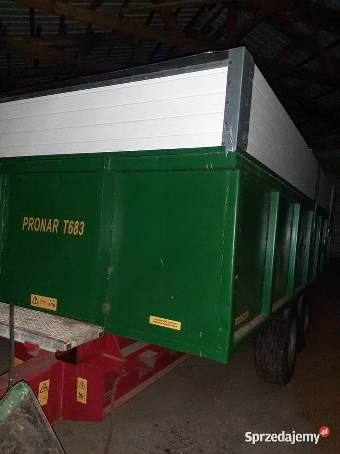 Przyczepa tandem rolnicza budowlana Bukowiec