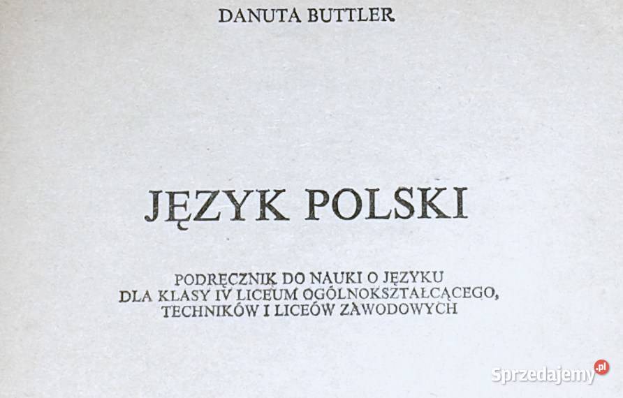 Język polski klasy IV LO techników liceów miękka Chełm sprzedam