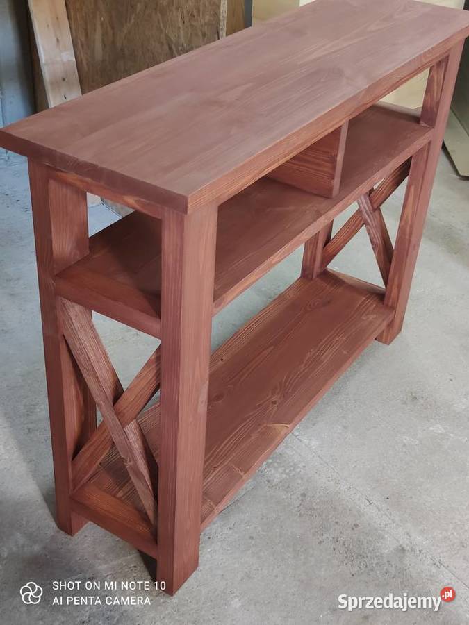 Konsola drewniana rustykalna 110cm Zduńska Wola sprzedam