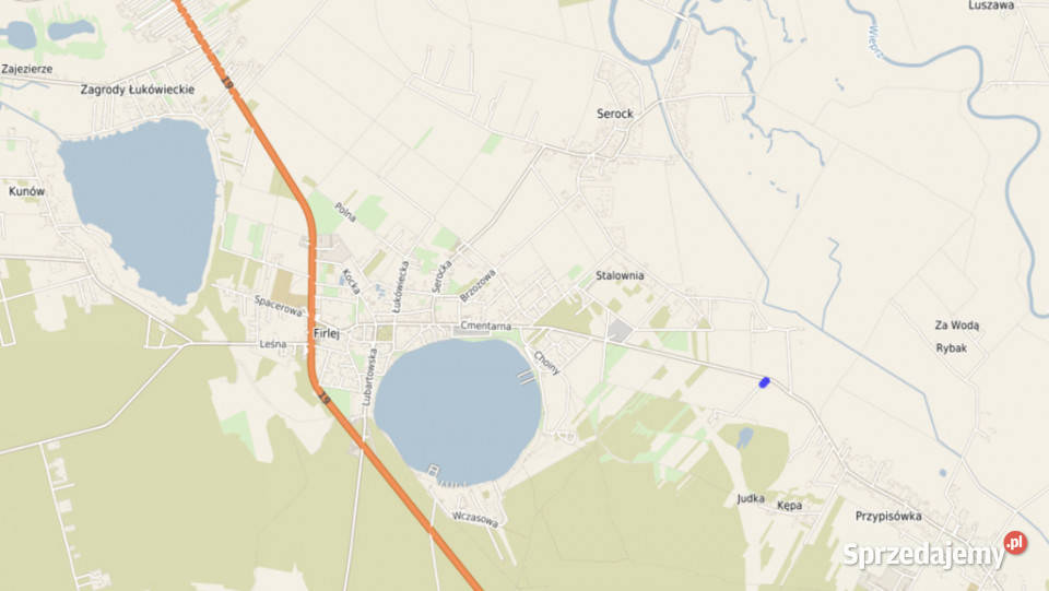Działki budowlane Serock 15 jeziora Firlej
