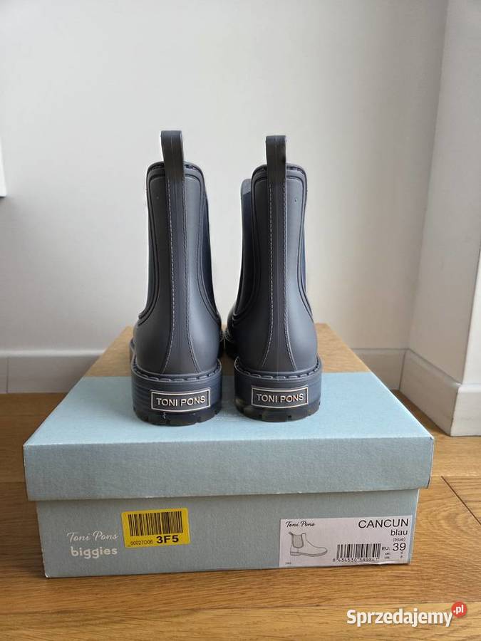 Kalosze niebieskie krótkie Toni Pons Cancun 25 Liszki