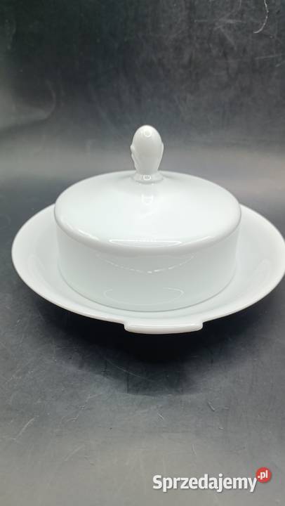 Maselniczka porcelana biała classic rose Germany Zamość