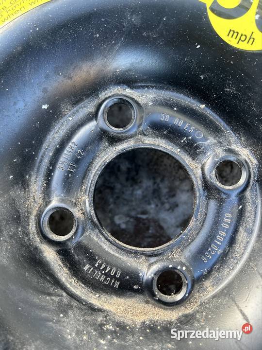 Koło dojazdowe vw r14 4x100 Świebodzice