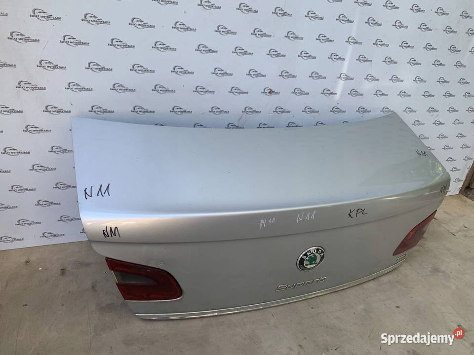 SKODA SUPERB II 10r klapa tył Rok produkcji 2010 Klapy bagażnika świętokrzyskie Kielce