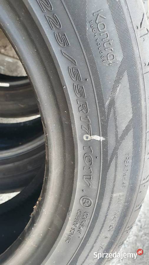 opony letnie 2255517 z rantem 3 lubelskie Kiełczewice Dolne sprzedam