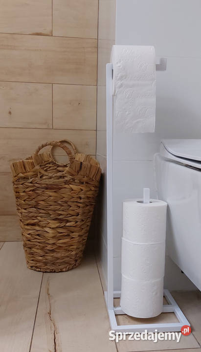 Nowoczesny Stojak Łazienkowy na papier Metalowy Sobienie-Jeziory