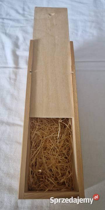 Drewniana skrzynkapudełko na alkohol Warszawa