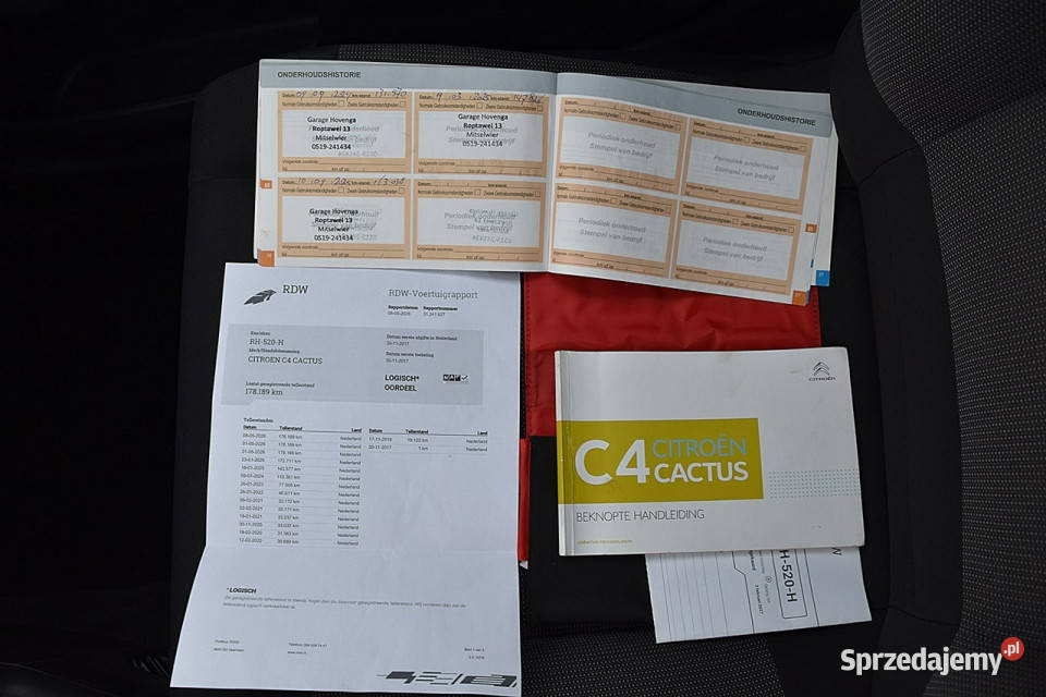 Citroen C4 Cactus 16Hdi Led Navi Kamera ESP C4 Cactus mazowieckie Nowe Kucice