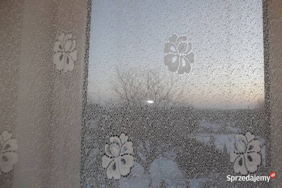 Firanafirana biały żakard wys178 dł270 żakard Piekary Śląskie