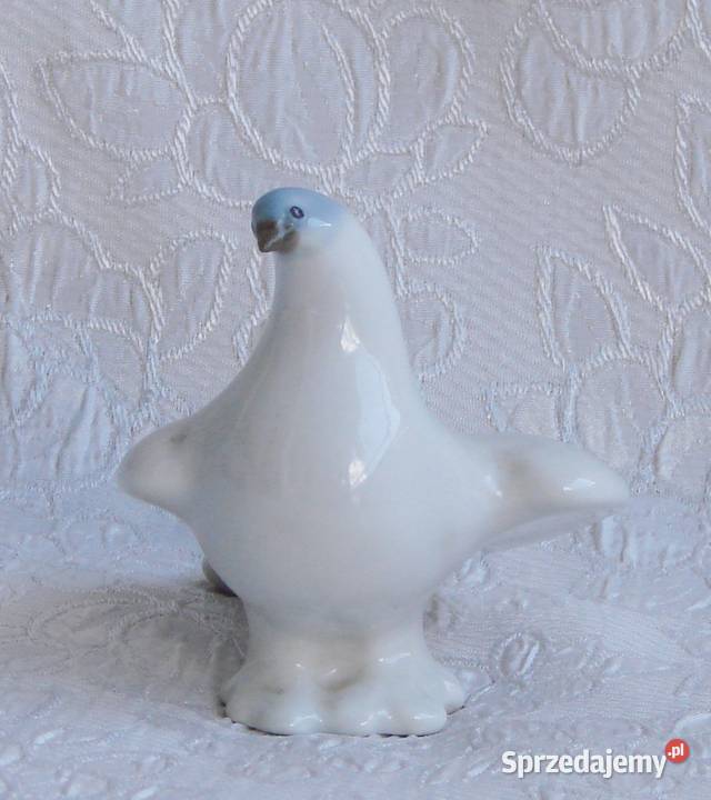 figurka gołąb sygnatura lubelskie