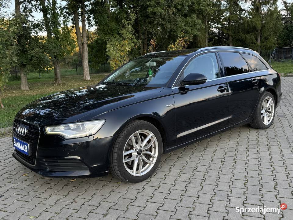 20TDi 163 combi Gwarancja Skóra Navi Xenon LEDy światła do jazdy dziennej A6 podkarpackie Sanok