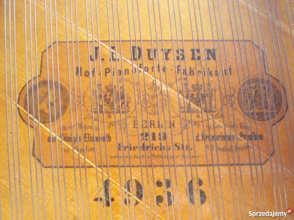 stary piękny fortepian Pozostałe Warszawa