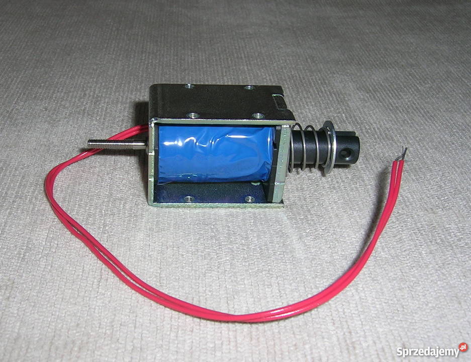 elektromagnes 12V pchajciągn skok 6mm sprężblok Wyszków sprzedam
